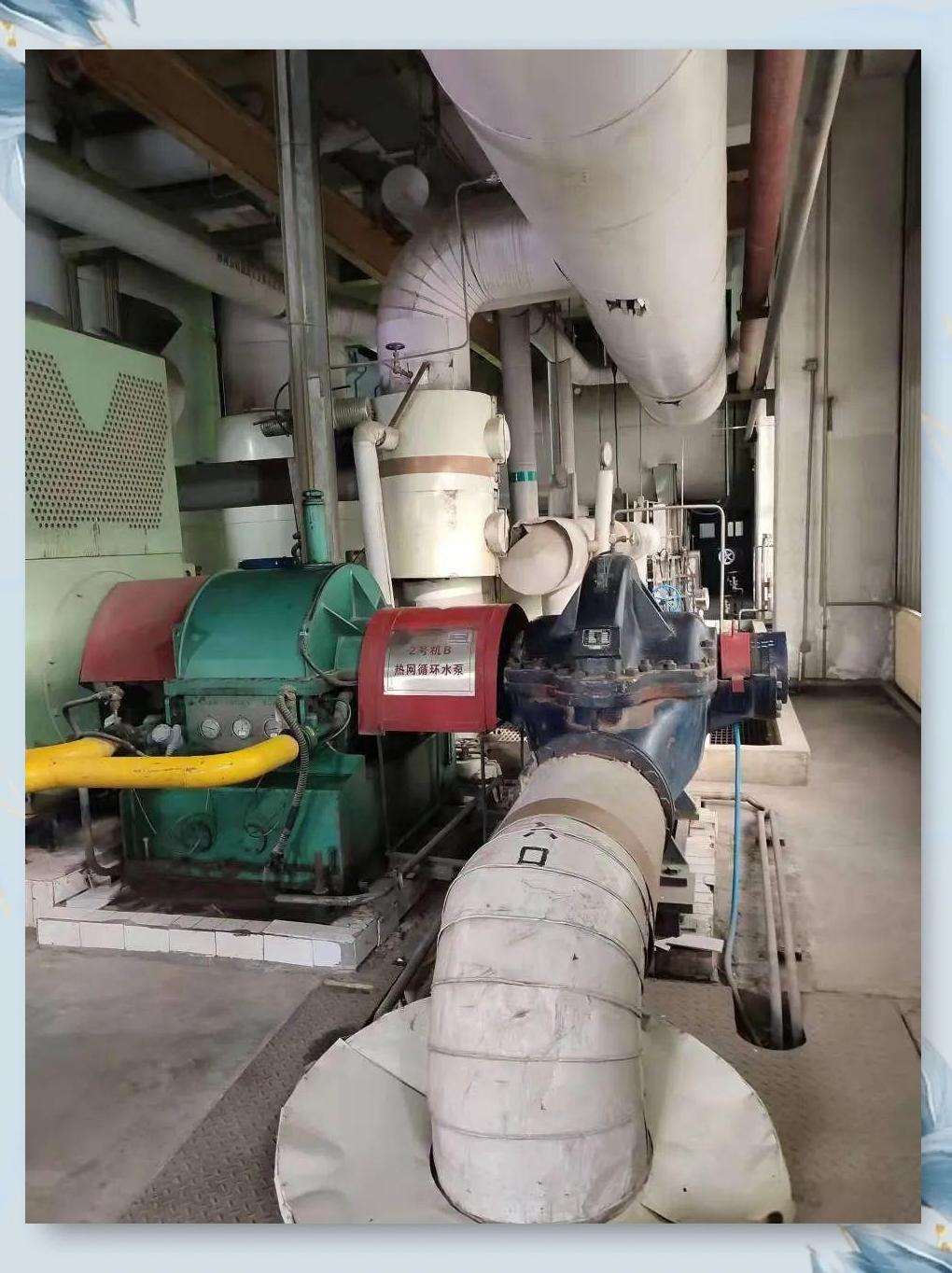 中开双吸热网循环泵组安装